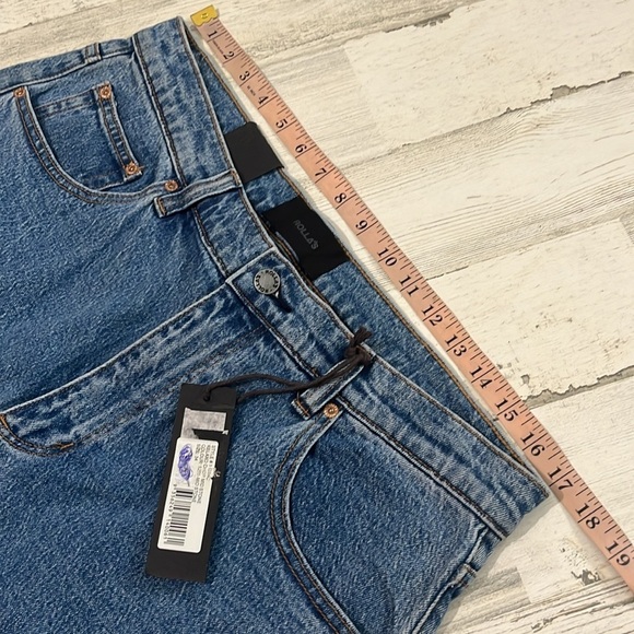 Rollas Relaxo Chop Mid Stone Jeans Size 34 NWT - Picture 9 of 10